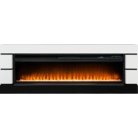 Каминокомплект Modern 60 SFT (Разборный) - Белый с черным с очагом Vision 60 LED