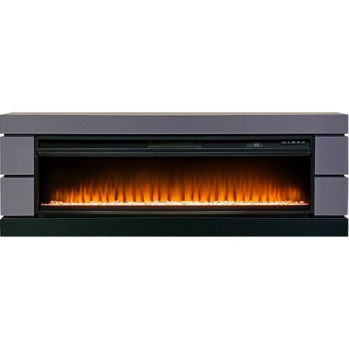 Каминокомплект Modern 60 SFT (Разборный) - Серый графит с очагом Vision 60 LED