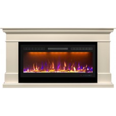 Каминокомплект California  - Слоновая кость (Высота 860) с очагом Crystal 40 RF