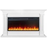Каминокомплект Lyon 42 SFT (Разборный)  - Белый с очагом Vision 42 LED
