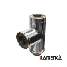 Тройник сэндвич EcoFlue 1мм оцинковка диаметр 300х200