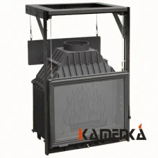 Каминная топка чугунная Мета Камилла 700П с подъемным механизмом